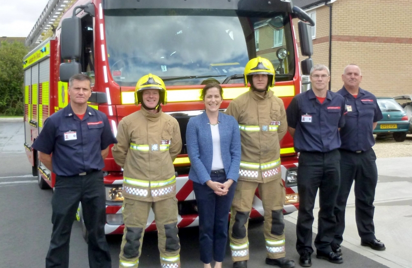 Victoria meets local fire heroes!