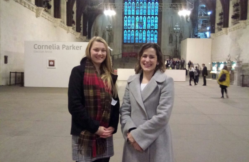 Do-Dance Sophie Watkinson and Victoria Atkins MP Westminster Hall