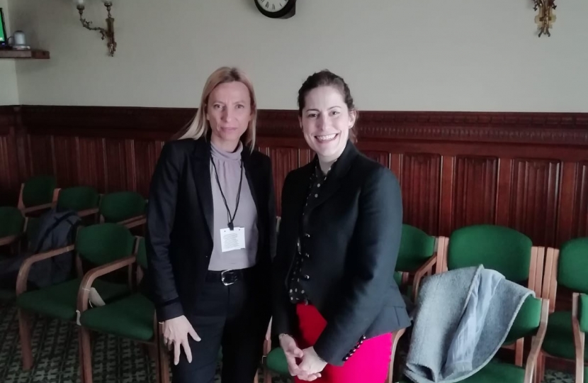 UK Government Minister for Women, VIctoria Atkins, meets Austrian minister for women Julia Bogner-Strauss