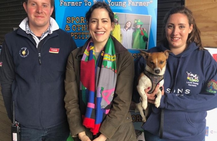 Victoria Atkins meets Lincs Young Farmers at Revesby rally