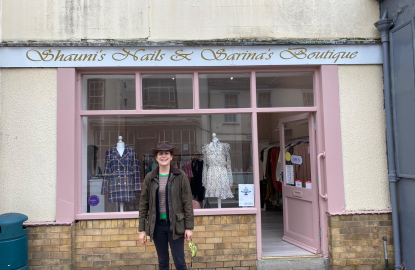Sarina's Boutique is a great new business that has just opened. Run by a mother and her two daughters- it is a great example of female entrepreneurship