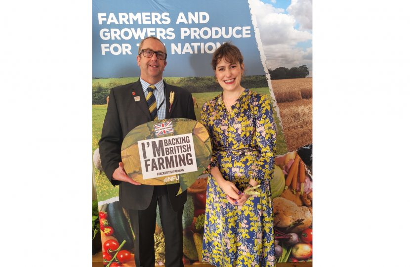 Victoria Atkins and Ian Watson at the Back British Farming Reception