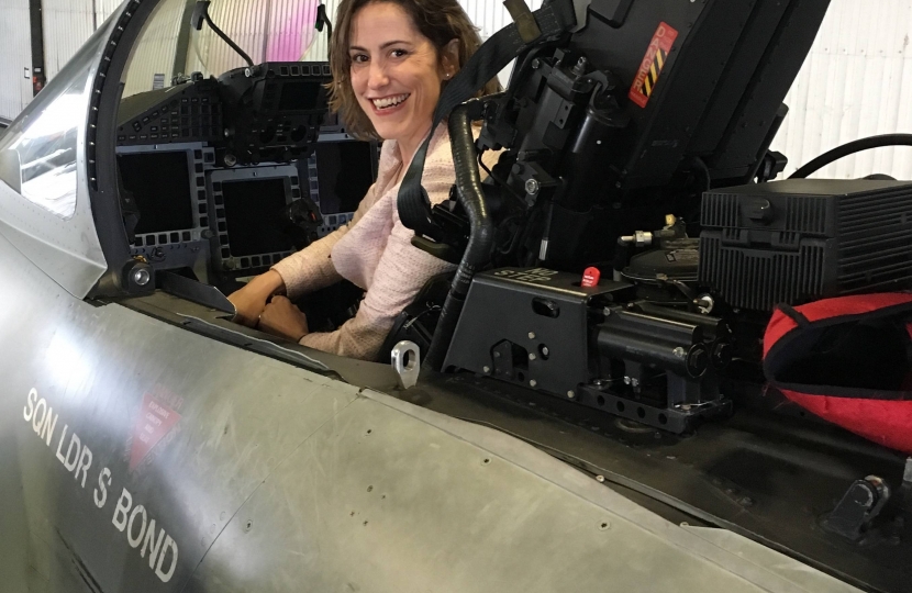 Victoria Atkins at RAF Coningsby