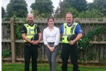 Victoria Atkins MP with local police