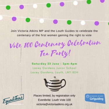 Louth Vote 100 Centenary Celebration
