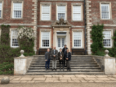 Victoria Atkins MP visits Gunby Hall to discuss conservation and maintenance