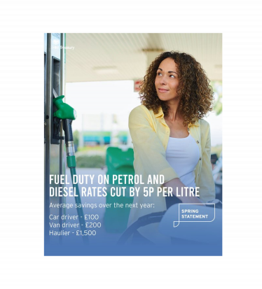 Cutting Fuel Duty by 5p per litre 